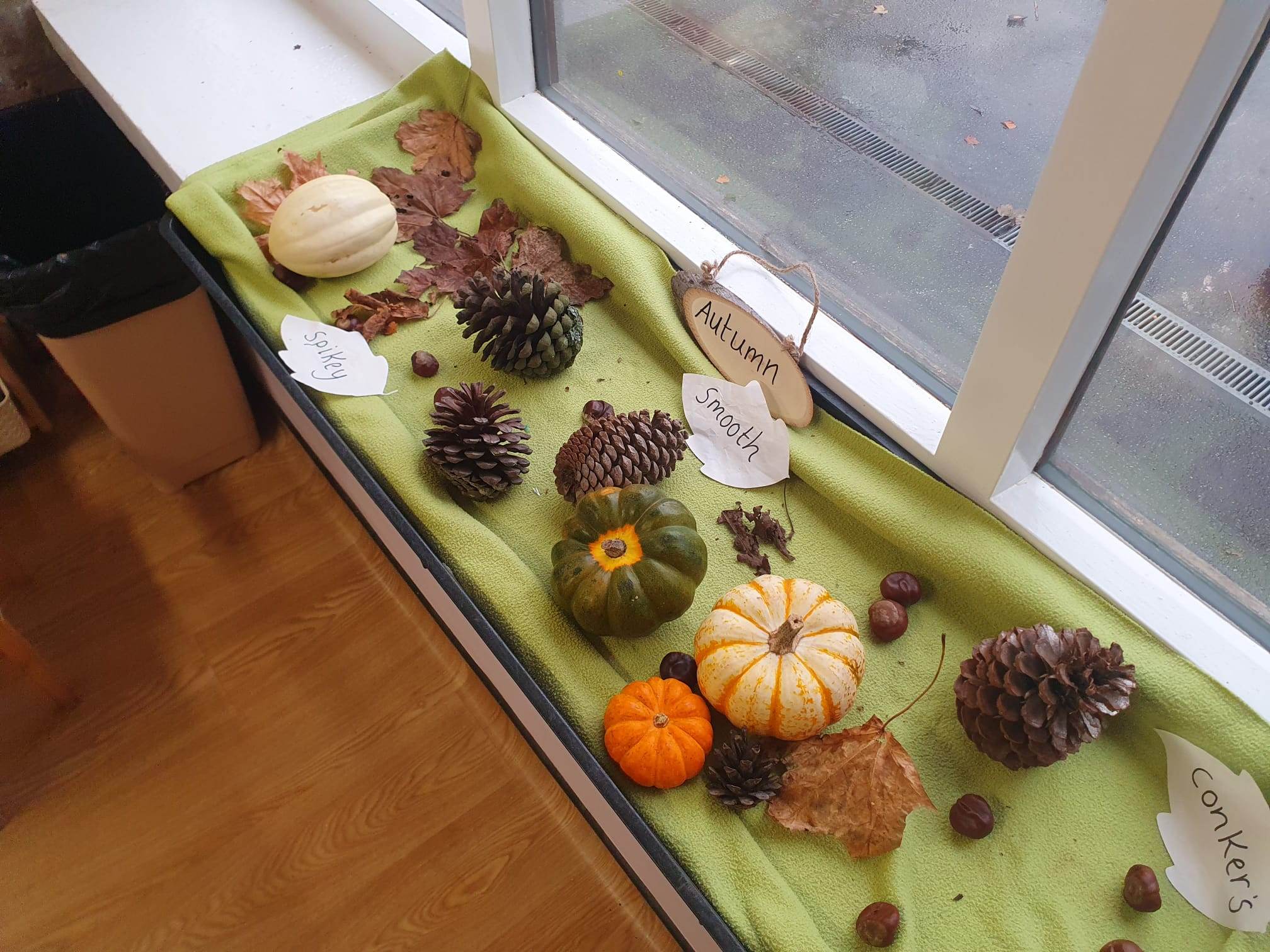 An autumnal display, Moorside Pre-School - Nursery Education Lancaster